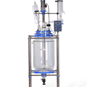 Chemical Reactor 100L – 100 L Jacketed Glass Reactor with Stainless Steel Frame